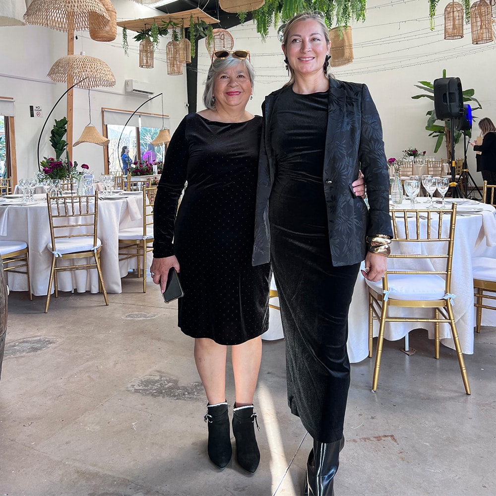 Ester Pera y Macarena Elizondo, madre e hija.